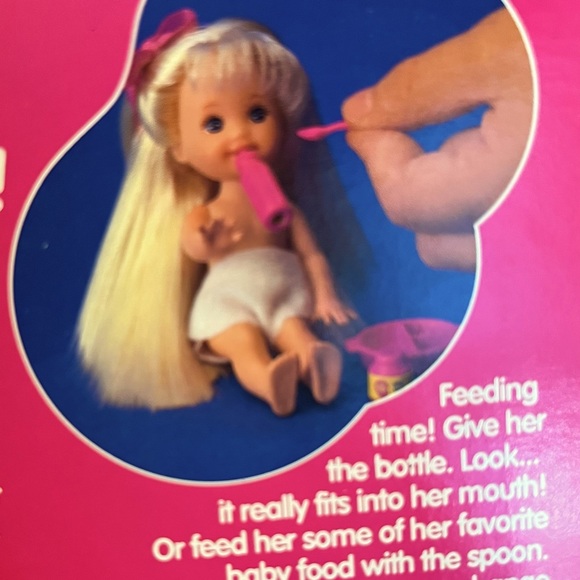 MATTEL Kelly New Baby Sister of Barbie Doll Set, Vintage 1994, New in Box - Picture 5 of 7
